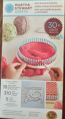 Martha Stewart Crafts Knit & Weave Loom Kit  30+ Configurations Project Instruc • $19.99