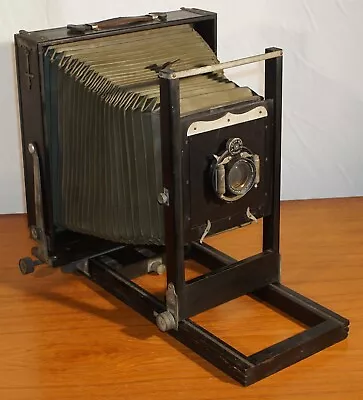 8x10 Seneca View Camera WWI Military W/ Olive Drab Bellows • £277.13