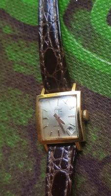 $75 • Buy Vintage Renis Gold Plated Manual Wind Caliber 4125  Incabloc Swiss Watch 17j