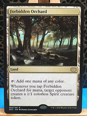 MTG - Forbidden Orchard. Double Masters 2022. Rare - Colourless Land. • £5.25