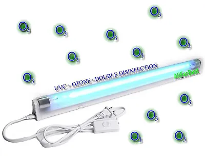 UVC Light Sanitizer & Ozone Disinfection5ft Cord+SwitchPortable & Easy Install • $18.68