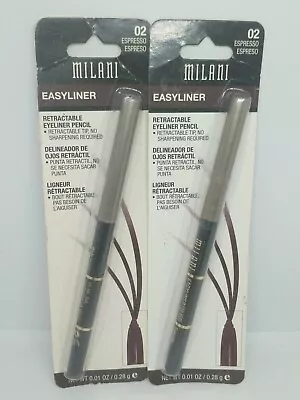 Milani Easyliner For Eyes Retractable Pencil #02 Expresso. Lot Of 2  • $19.95