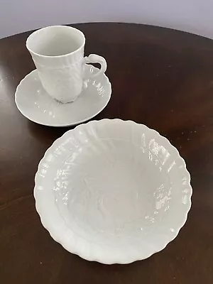 Meissen Swan Service 3 Piece Breakfast Set 1st Quality • $169