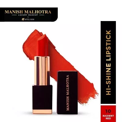 MyGlamm By Manish Malhotra Hi Shine Lipstick -  Radiant Red • $15.34