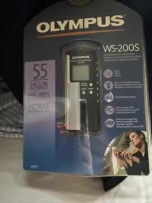 Olympus WS-200S WMA Digital Voice Stereo Recorder USB 55 Hour Dictaphone VINTAGE • $99.99