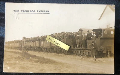 £74.99 • Buy C1915 Tackeroo Express Cannock Chase Military Railway Verse On Back RP Postcard