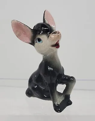 $11.69 • Buy Vintage Ceramic MCM Donkey Figurine Whimsical  4 3/4”