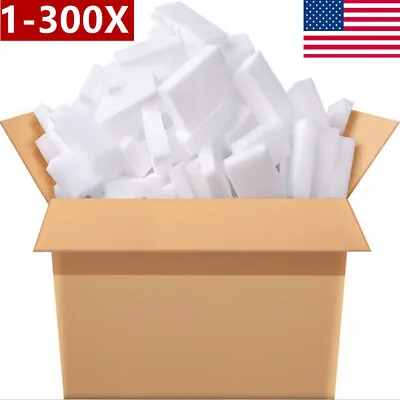 300PCS BULK PACK Magic Sponge Eraser Melamine Cleaning Foam 3/4 Extra Thick US • $5.69