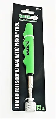 Grip 15lb Jumbo Telescoping Magnetic Pick-up Magnet Tool 30  #53396 • $9.99