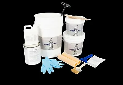 Industrial Grade Garage Epoxy Floor Paint Kit - DIY - 300 - 900 Sq Ft  • $439