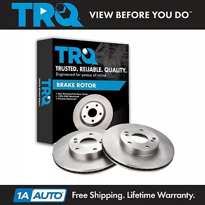 TRQ Front Brake Rotor LH & RH Set Kit Pair For Acura CSX Honda Accord Civic • $79.95