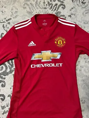 2017/18 Manchester United Jersey Long Sleeve Home Kit Size S • $25