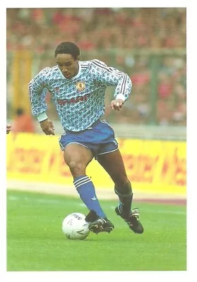 Paul Ince - MANCHESTER UNITED - 1990's Barratt 'Midfield Dynamos' Postcard • £1.20