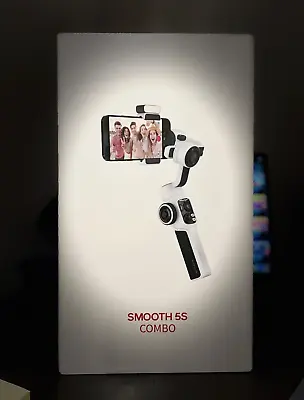 Zhiyun Smooth 5S Combo White 3-Axis Gimbal Stabilizer For Smartphone • £165