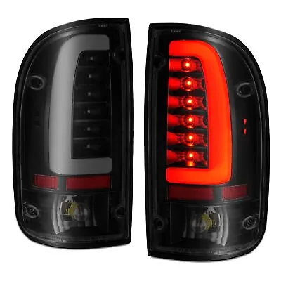 For 95-04 Toyota Tacoma LED Tail Lights Black Smoke Lens W/ LED C Light Bar • $147.53