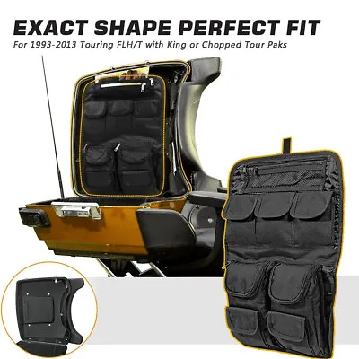 Tour Pack Pak Trunk Lid Organizer Bag For Harley Electra Road Street Glide 93-13 • $24.68