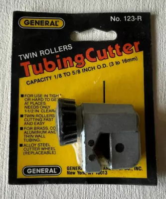 General Tools 123-R Mini Tubing Cutter 1/8  To 5/8  OD USA NEW - Micro Tube • $14.99