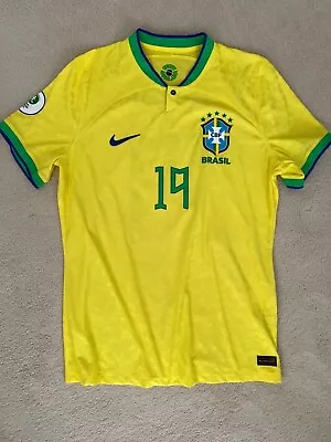 Match Worn Brazil Shirt From Sudamericano Sub 20 (Renan 19) • £75