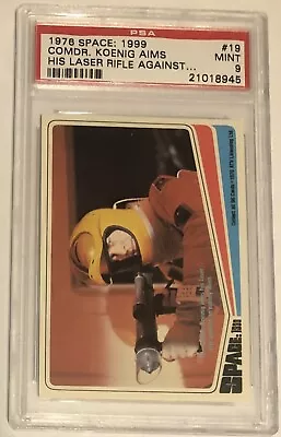 $10 • Buy 1976 Donruss Space: 1999 PSA 9 Koenig Aims His Laser Rifle #19 Free Shipping