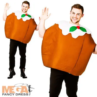 Christmas Pudding Adults Fancy Dress Fun Festive Season Mens Ladies Costume New • £16.99