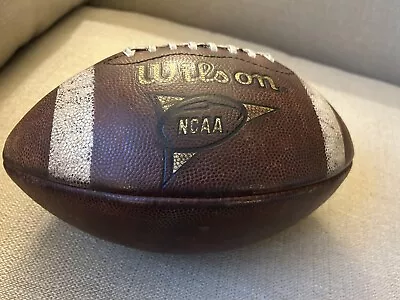 Vintage Wilson NCAA AFCA Leather Football Model 1005 Made In USA • $44.99