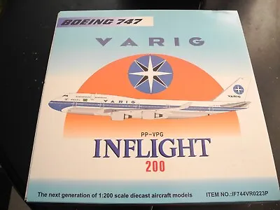Super RARE Inflight 200 Boeing 747 VARIG Retired Hard To Find • $690
