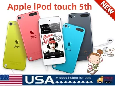 🎁🎁NEW Apple IPod Touch 5th Gen 16/32/64GB MP4 Sealed All Colors - BEST GIFTS🎁 • $82.99