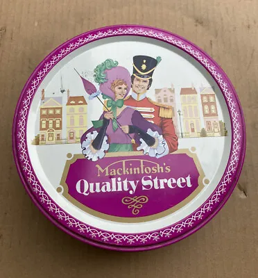 £4 • Buy Vintage Mackintosh's Quality Street Empty Tin Approx 18cm Diameter Good Co
