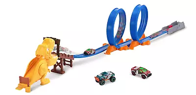 T-Rex Attack Building Trackset With Mini Racing Car For Unisex Children • $16.99