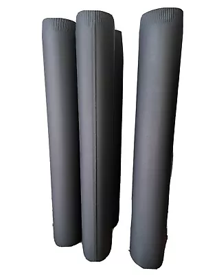 £16.99 • Buy 6   6 Inch 150mm 1 Meter Steel Pipe Matt Black Stove  Flue Pipe Chimney Flue