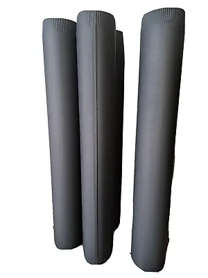 6   6 Inch 150mm 1 Meter Steel Pipe Matt Black Stove  Flue Pipe Chimney Flue • £59