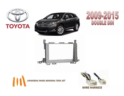 2009-2015 TOYOTA VENZA DASH INSTALL KIT For CAR STEREO With WIRE HARNESS • $22.49