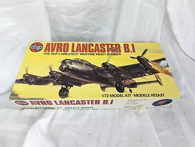 Vintage Airfix Avro  Lancaster B1 581 1/72 Scale FS Model Kit No 1418 Complete • $24.95