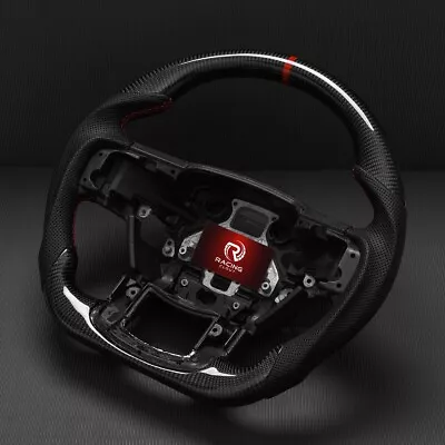 Real Carbon Fiber Flat Customized Steering Wheel 15-20 F150 Raptor OEM W/heated • $429