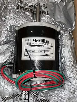 McMillan 1/4 HP 850 RPM Brush Free DC Motor BM7958-2 • $185