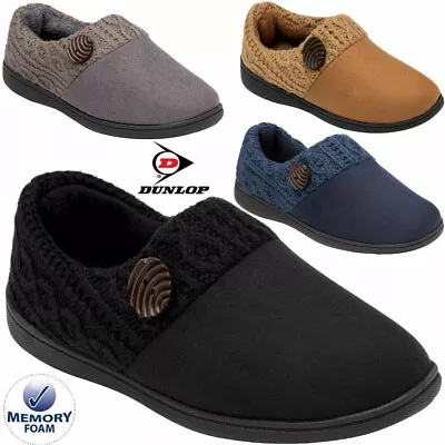 £12.99 • Buy Ladies Slippers Women Dunlop Memory Foam Fur Thermal Ankle Boots Warm Shoes Size