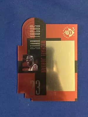 1997 Upper Deck MICHAEL JORDAN UD3 “Star Focus” Die Cut HOLO🔥RARE SP INSERT🔥 • $2.25