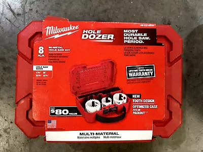 Milwaukee HOLE DOZER 8PC BI-METAL SAW KIT 49-22-4019 • $24.95