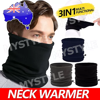 Motorbike Bike Thermal Neck Warmer Gaiter Face Mask Snood Hat Scarf Bandana • $6.45