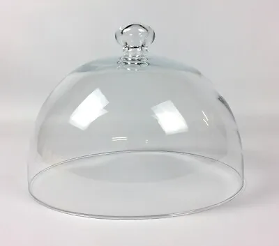 Glass Dome Cover Display Cake / Lid Diameter 27.5 Cm • £28.40