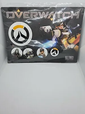 $15 • Buy Overwatch Official Blizzard Badge/Pin Set New Sealed