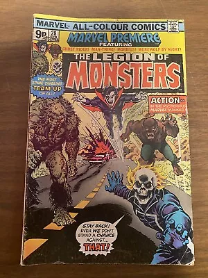 MARVEL PREMIERE #28 FEB 1976 FINE MORBIUS MAN-THING WEREWOLF BY NIGHT Monsters • $19.99
