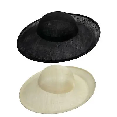 Sinamay Material Side Sweep Base For Millinery Fascinators Wedding Hats HA081 • £20