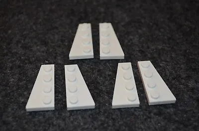 $1.79 • Buy (6 - 3 Pair) 2x4 White Wing / Corner Plate Bricks - NEW Lego Parts