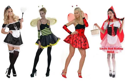 New Ladies Teen Girls Womens Fancy Dress Party Outfit Costume Halloween Kit • £12.95