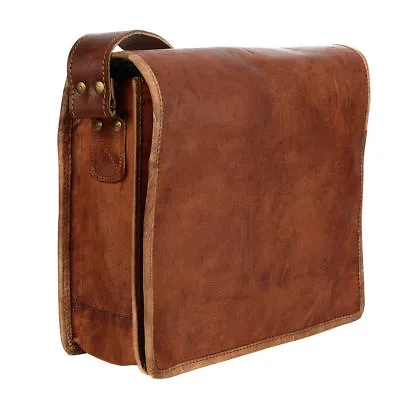 New Vintage Leather Messenger Bag Satchel Leather Men's Briefcase Laptop Bag • $53.20
