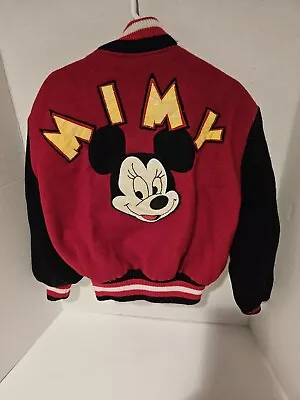  Vintage Mickey Mouse  Disney  MIMY   Varsity Jacket Kids Size 8 • $19.99