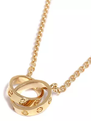 Cartier K18PG Baby Love Necklace #037 • $1779.02