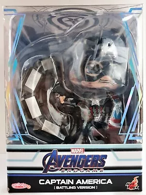 Cosbaby Captain America Endgame Battling 3.75” Hot Toys Bobble Head Figure • $135.95