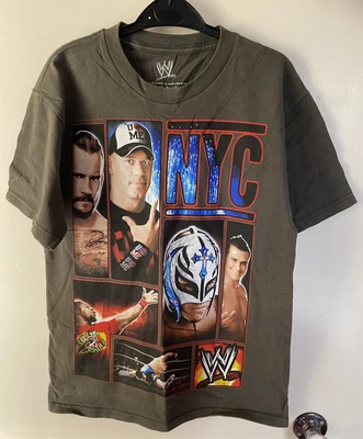 £4.95 • Buy WWE Hybrid Boys Graphic T-Shirt Green Crew Short Sleeve Pullover Tee Size M